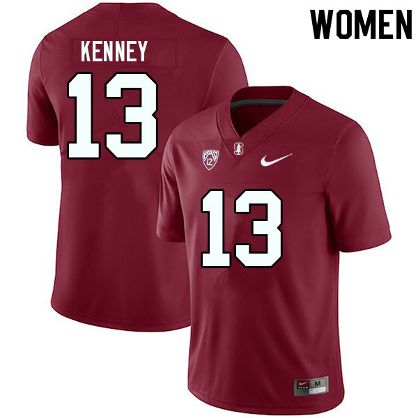 Women #13 Emmet Kenney Stanford Cardinal College Football Jerseys Sale-Cardinal